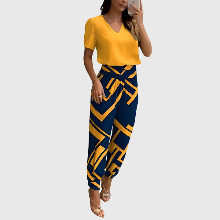 Felice – Stylish Blouse and Pants Set