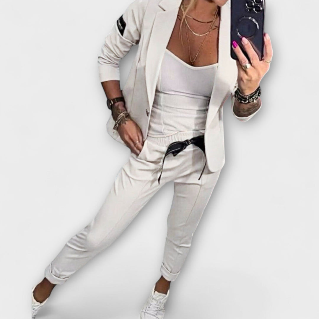 Rosetta – Elegant Top Jacket and Pants Set