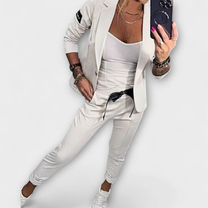 Rosetta – Elegant Top Jacket and Pants Set