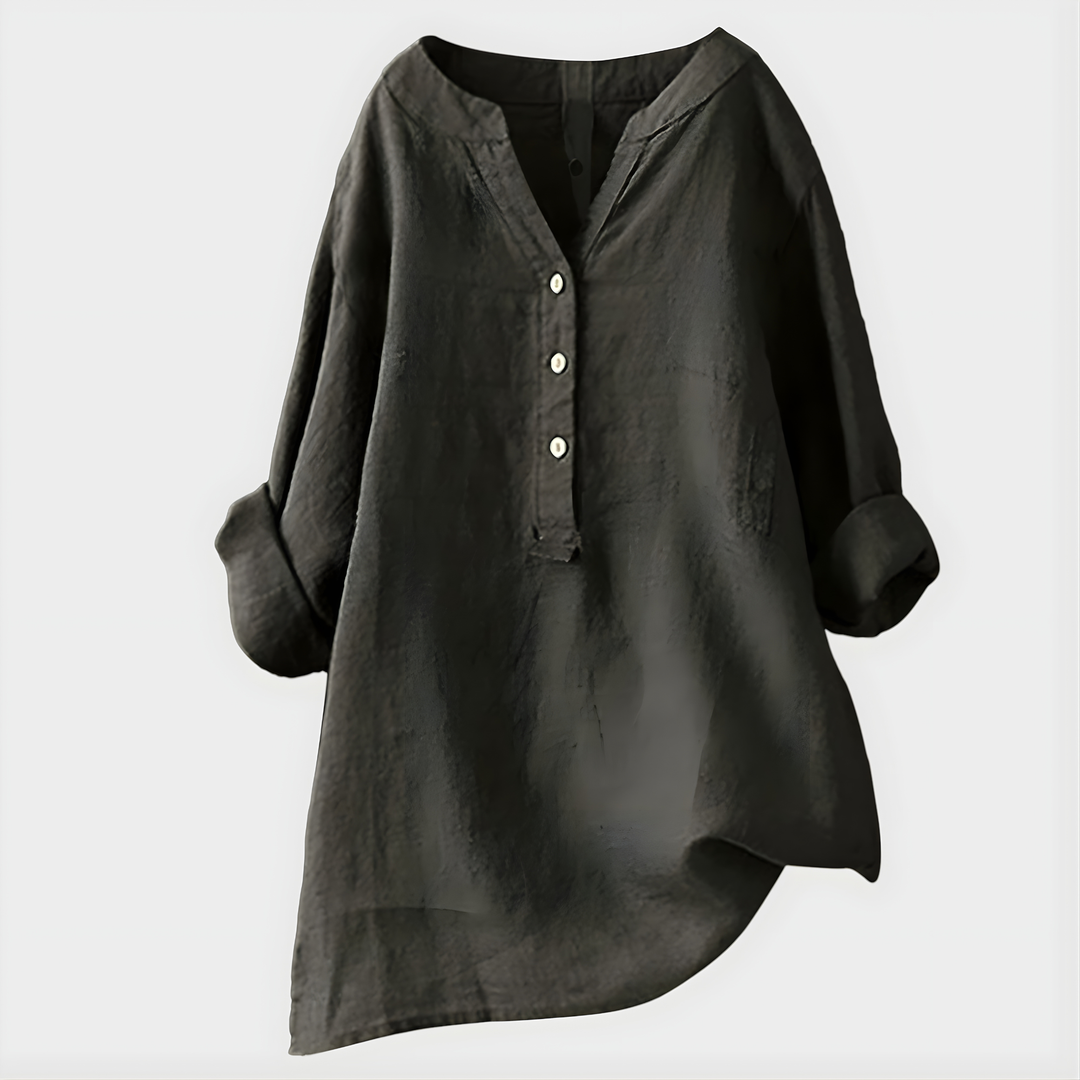 Diane – Elegant V-Neck Blouse