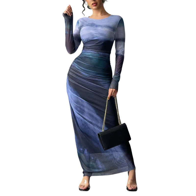 Jill – Stylish Leopard Ruched Bodycon Dress