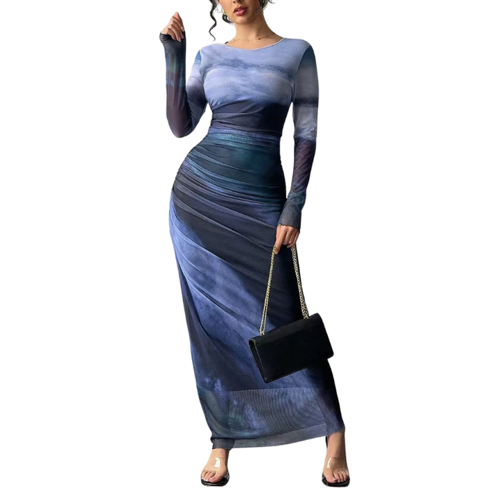 Jill – Stylish Leopard Ruched Bodycon Dress
