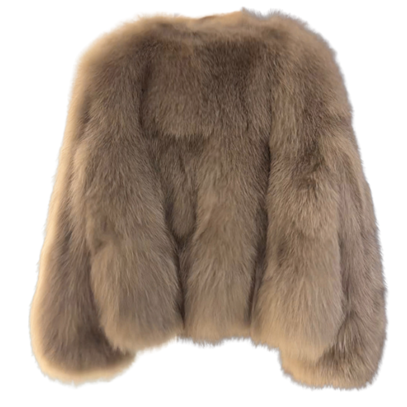 Ruth – Stylish Faux Fur Patchwork Winter Jacket