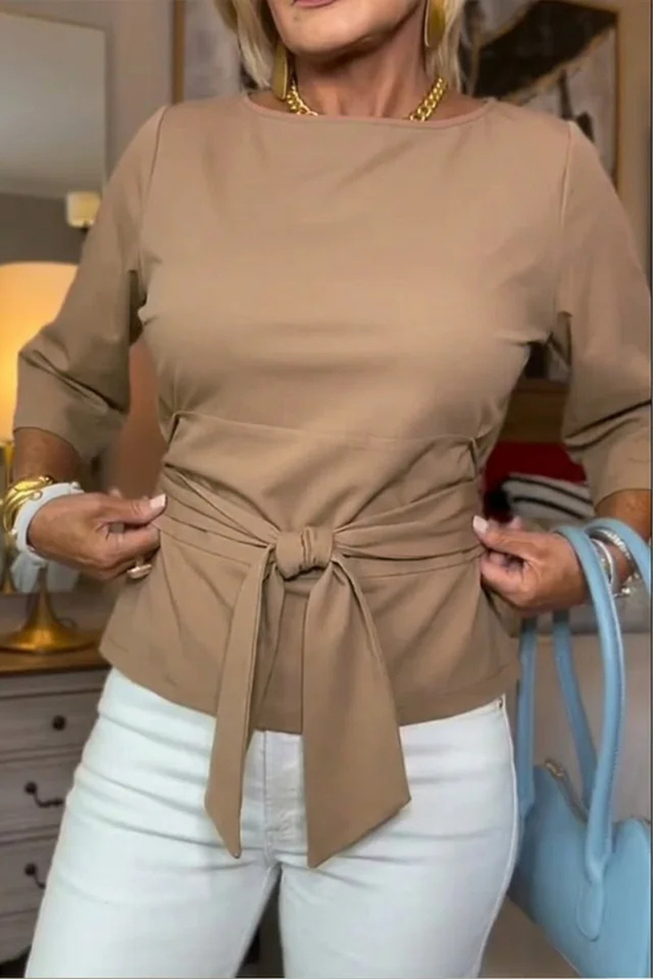 Judith – Tie Waist Flattering Top