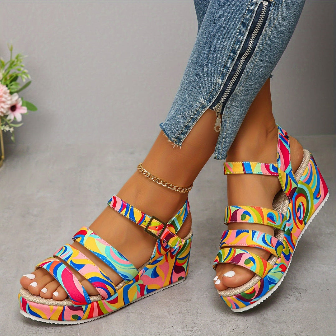 Audrey – Platform Ankle Strap Sandals