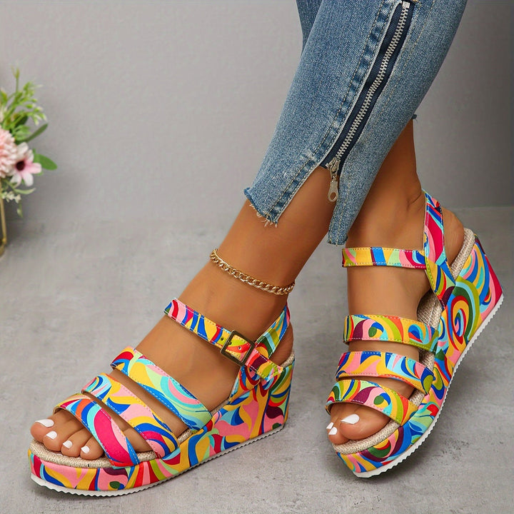 Audrey – Platform Ankle Strap Sandals