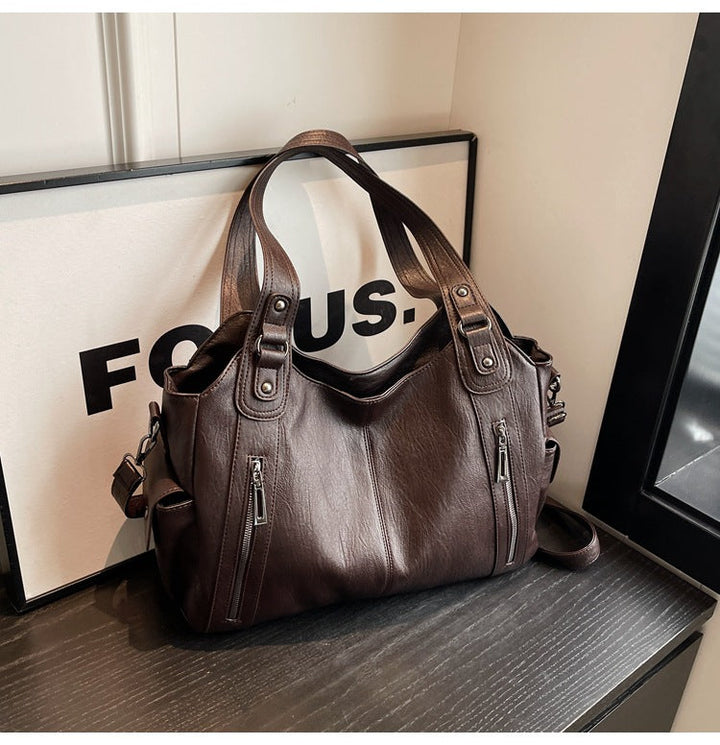 Sally – Classic Leather Tote Bag
