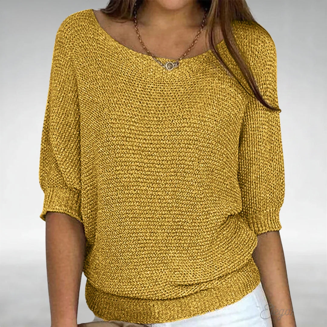 Madeleine – Relaxed Open Knit Sweater