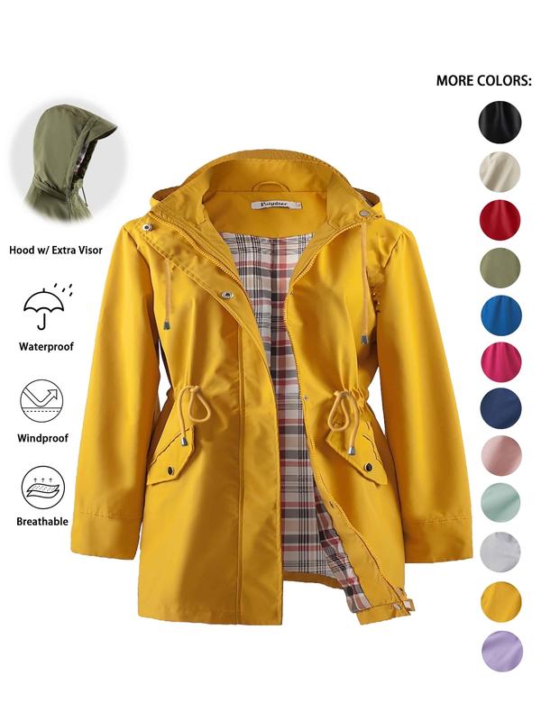Sheena – Lightweight Hooded Trench Coat