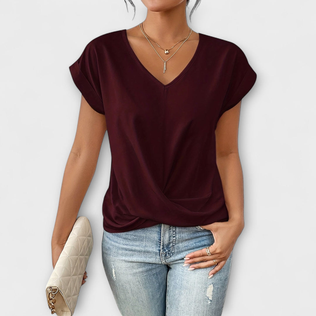 Celeste – Elegant V-Neck Top