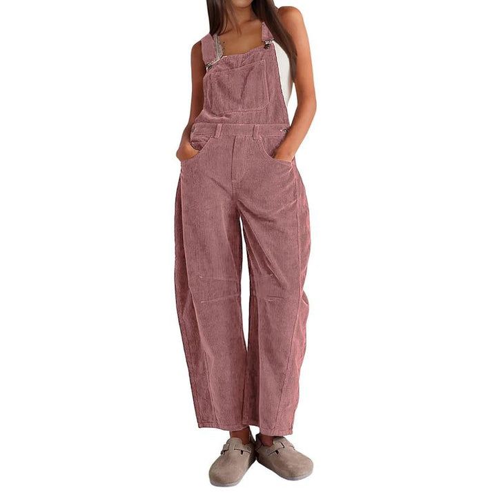 Sonia – Casual Round Neck Crop Top and Drawstring High Waist Pants Set