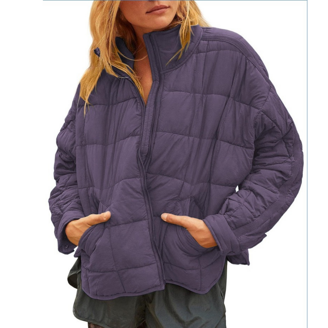 Gemma – Lightweight Compact Zip Puffer Jacket