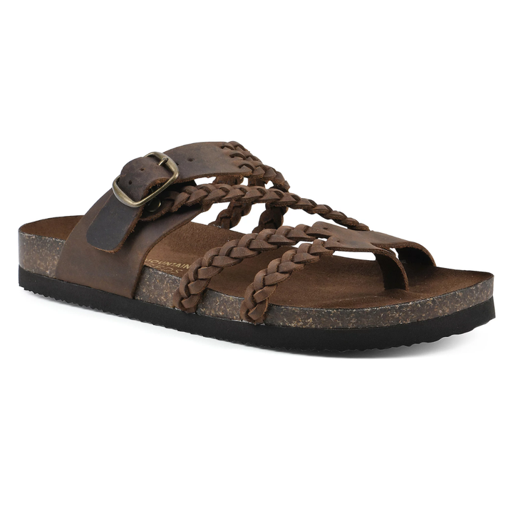 Hailey – Braided Strap Cork Footbed Sandals