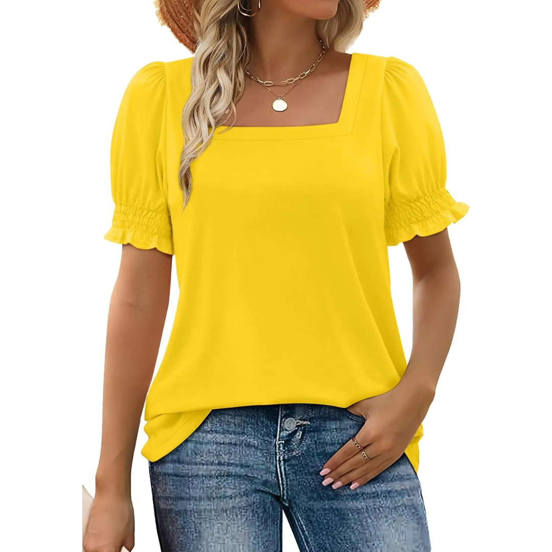 Valerie – Lightweight Ruffle Sleeve Summer Essential