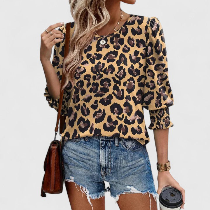 Edwina – Elegant Smocked Top
