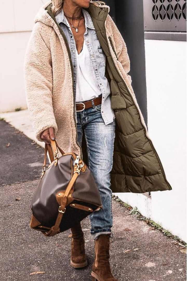 Nancy – Elegant Reversible Coat