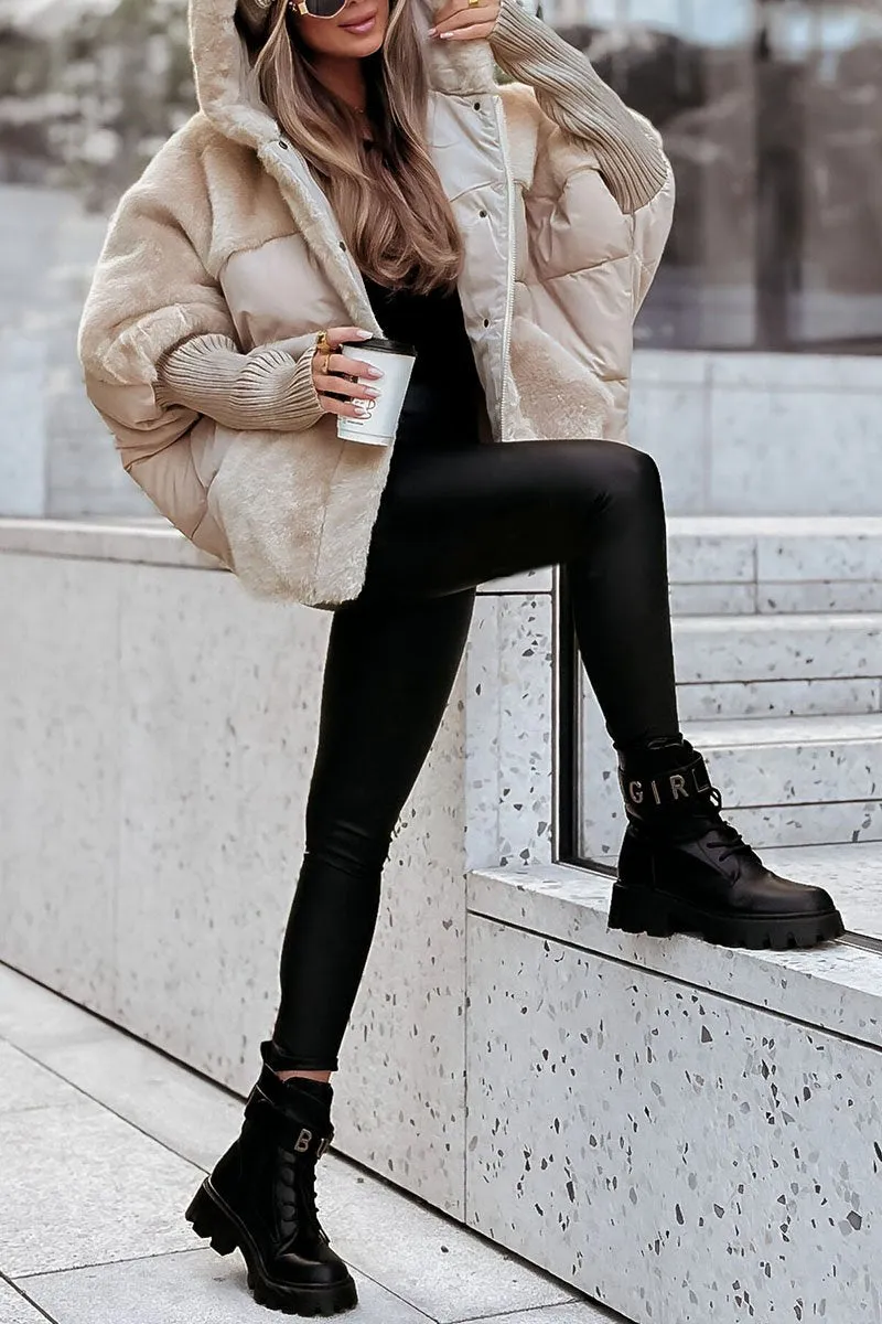 Gwyneth – Comfy Zip-Up Hooded Puffer Jacket
