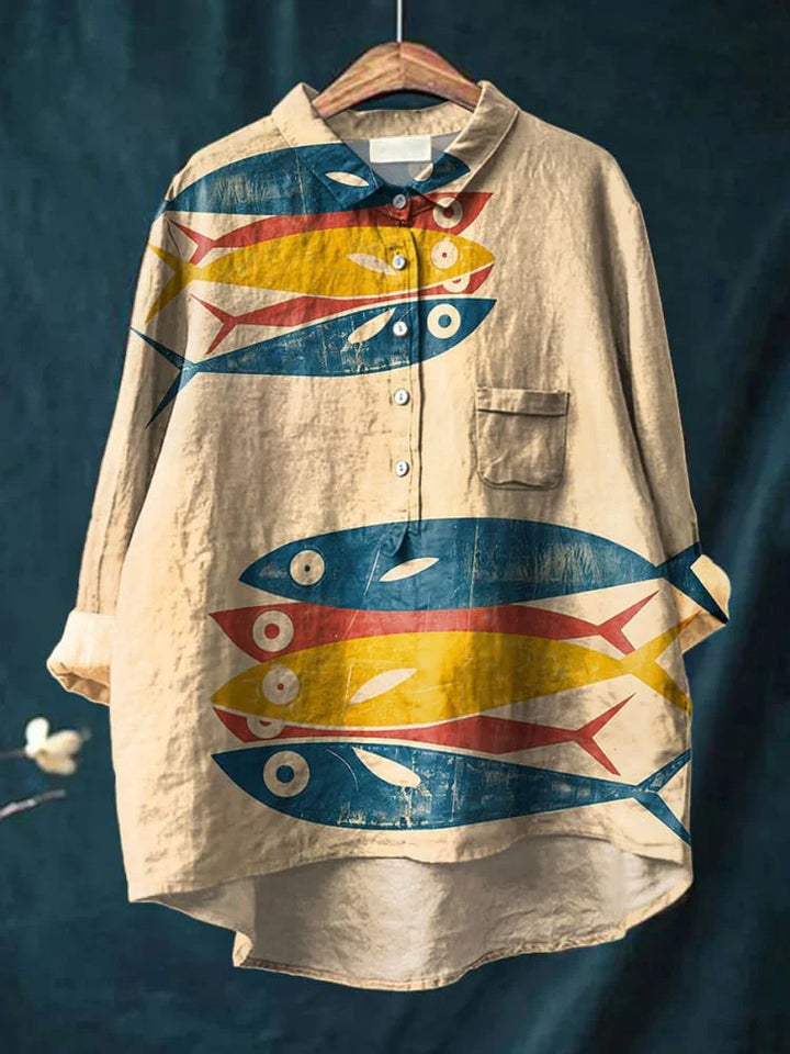 Angela – Fish Art Shirt