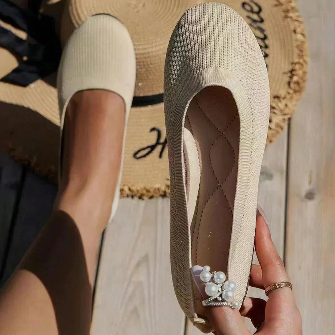 Rosemary – Bicolour Flat Mule