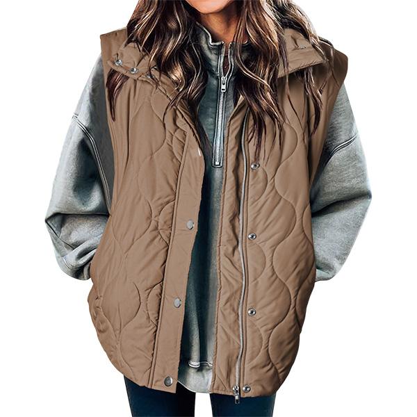 Libby – Casual Quilted Oversized Lightweight Puffer Vest