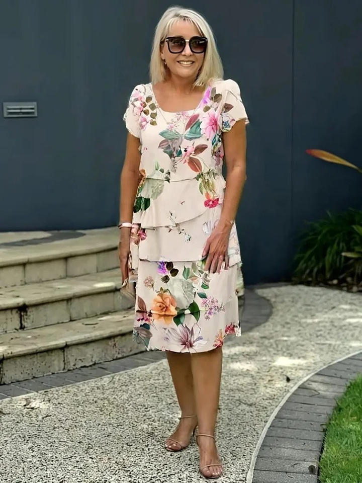Flora – Elegant Spring Midi Dress