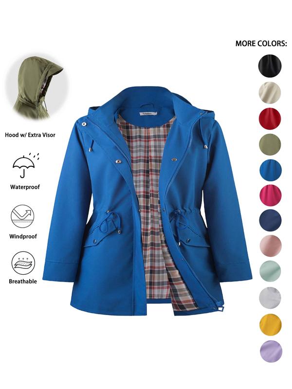 Sheena – Lightweight Hooded Trench Coat