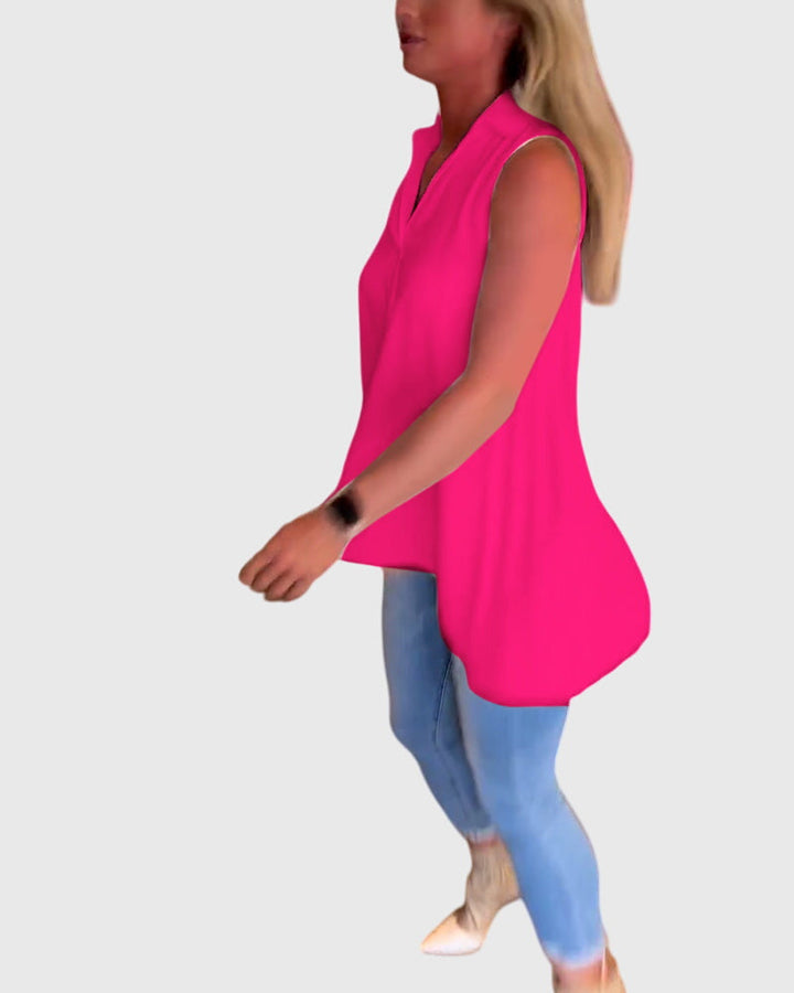 Rosamund – Sleeveless Blouse