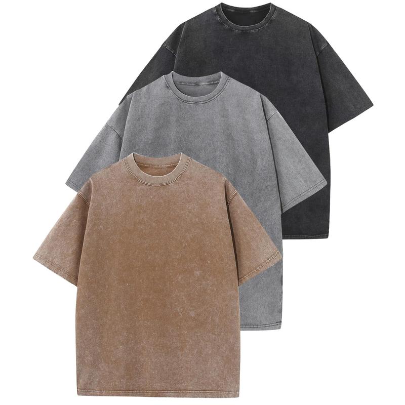 Hollie – Casual Crew Neck Loose Fit T-Shirt 3-Pack