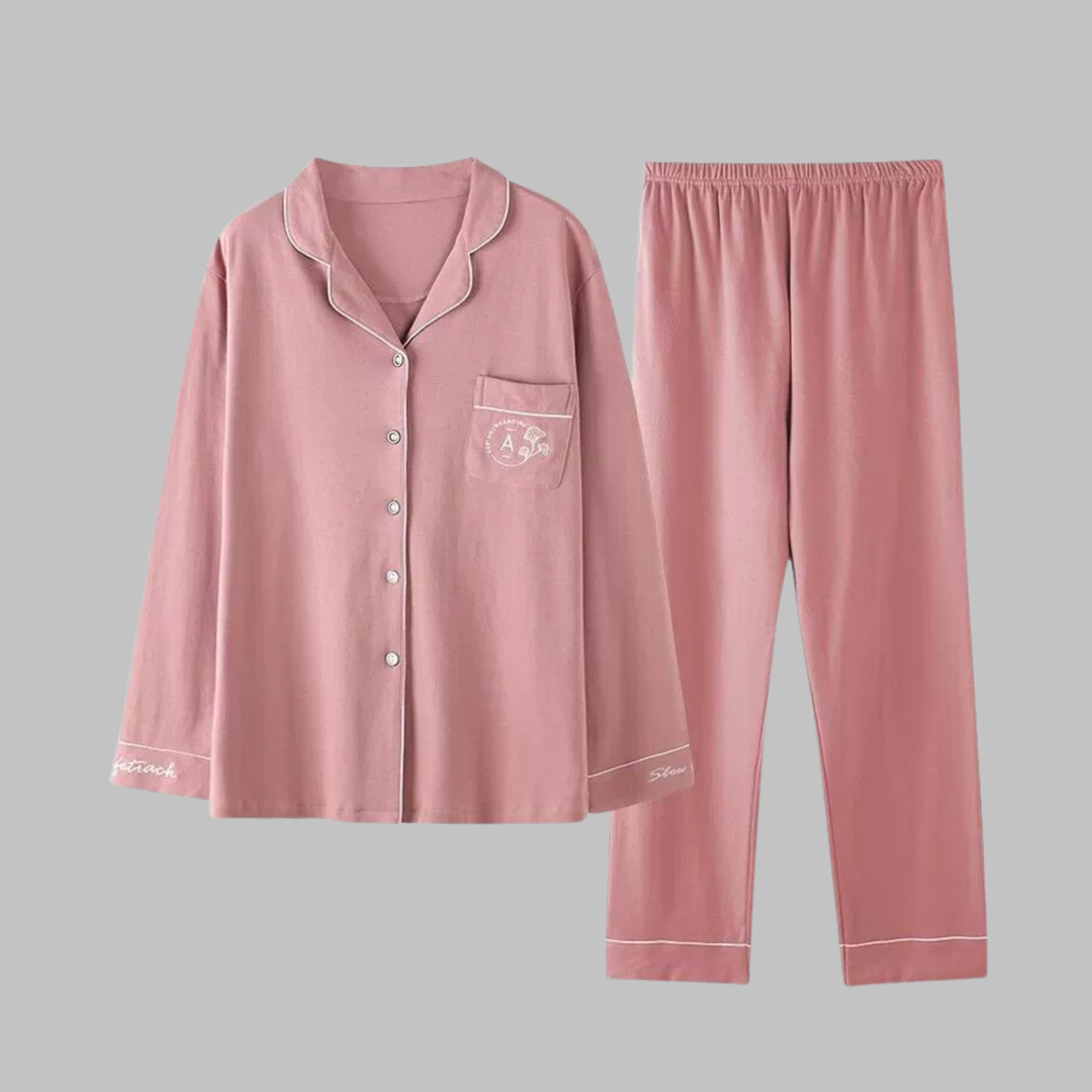 Jill – Cosy Long Sleeve Top and Pants Loungewear Set