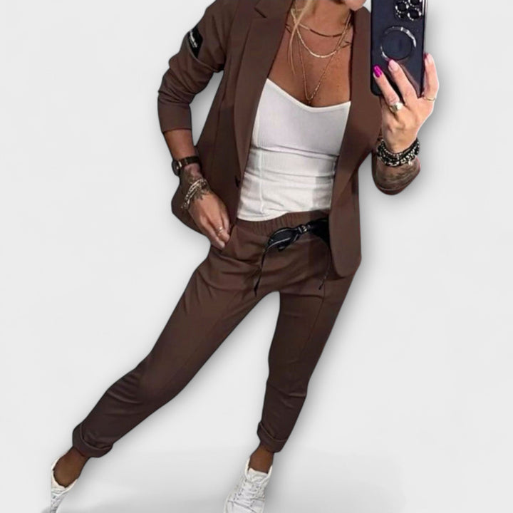 Rosetta – Elegant Top Jacket and Pants Set