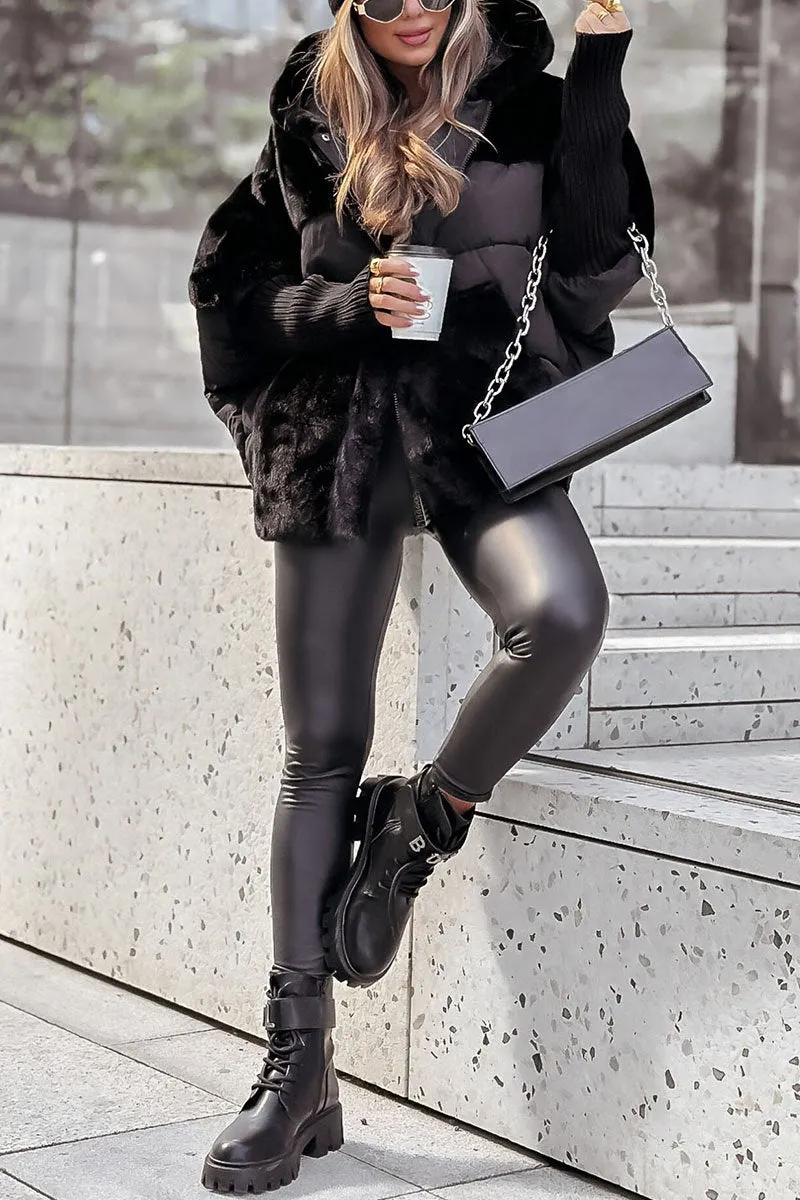 Gwyneth – Comfy Zip-Up Hooded Puffer Jacket