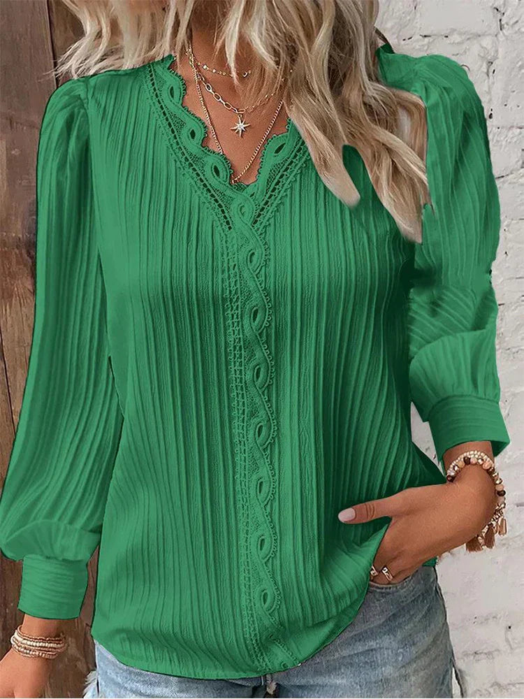 Renata – Classic Pleated Top