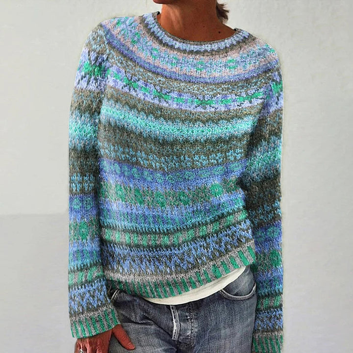 Harper – Vibrant Fair Isle Sweater