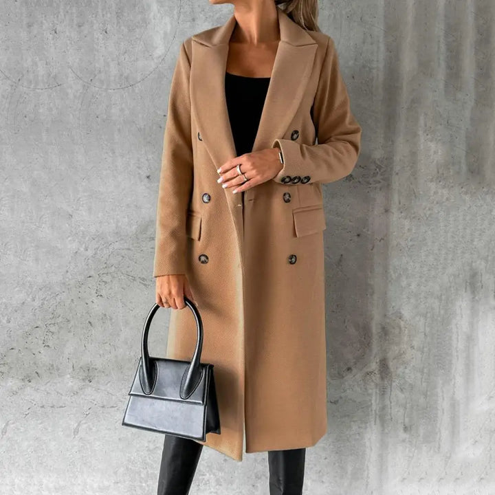Sonia – Urban Elegance Wool Trench