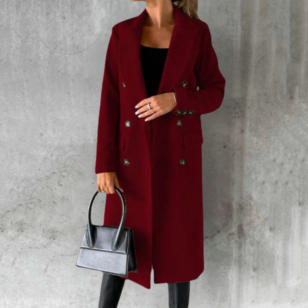Sonia – Urban Elegance Wool Trench