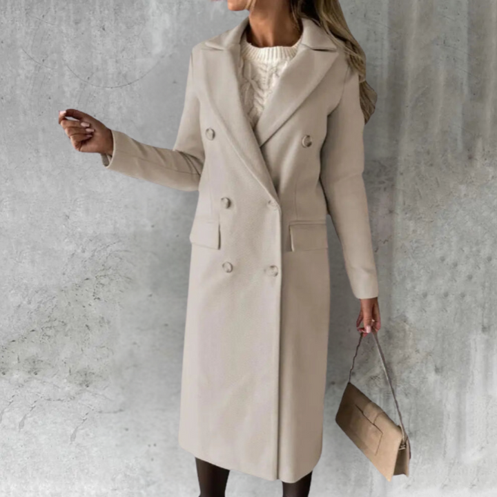 Sonia – Urban Elegance Wool Trench