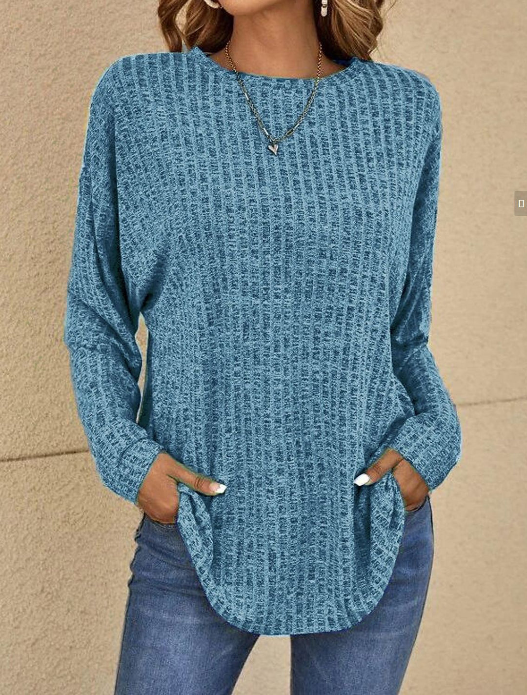 Matilda – Chic Drop Shoulder Knitted Sweater