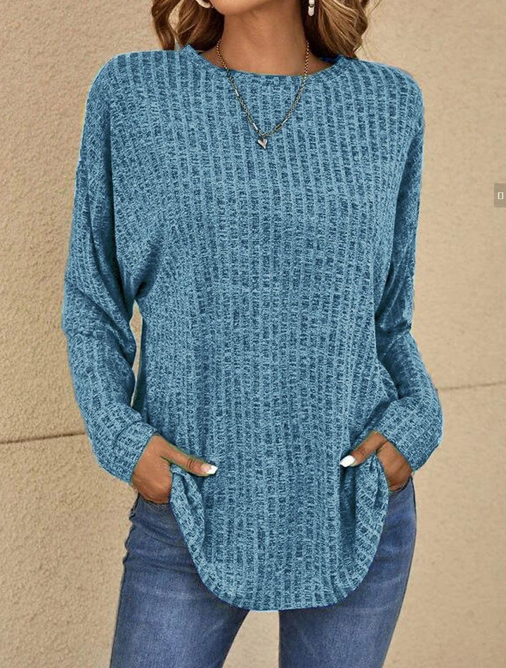 Matilda – Chic Drop Shoulder Knitted Sweater