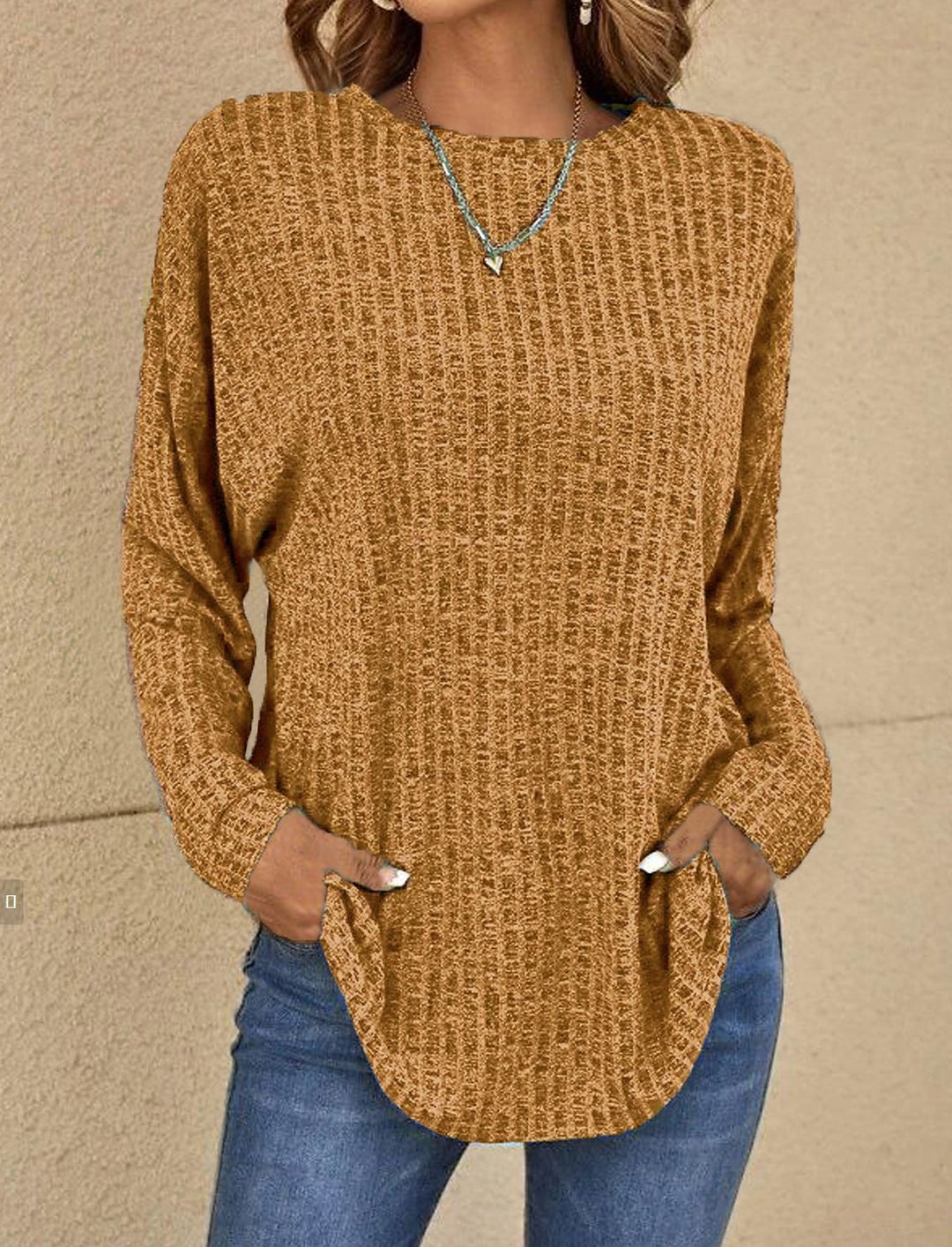 Matilda – Chic Drop Shoulder Knitted Sweater