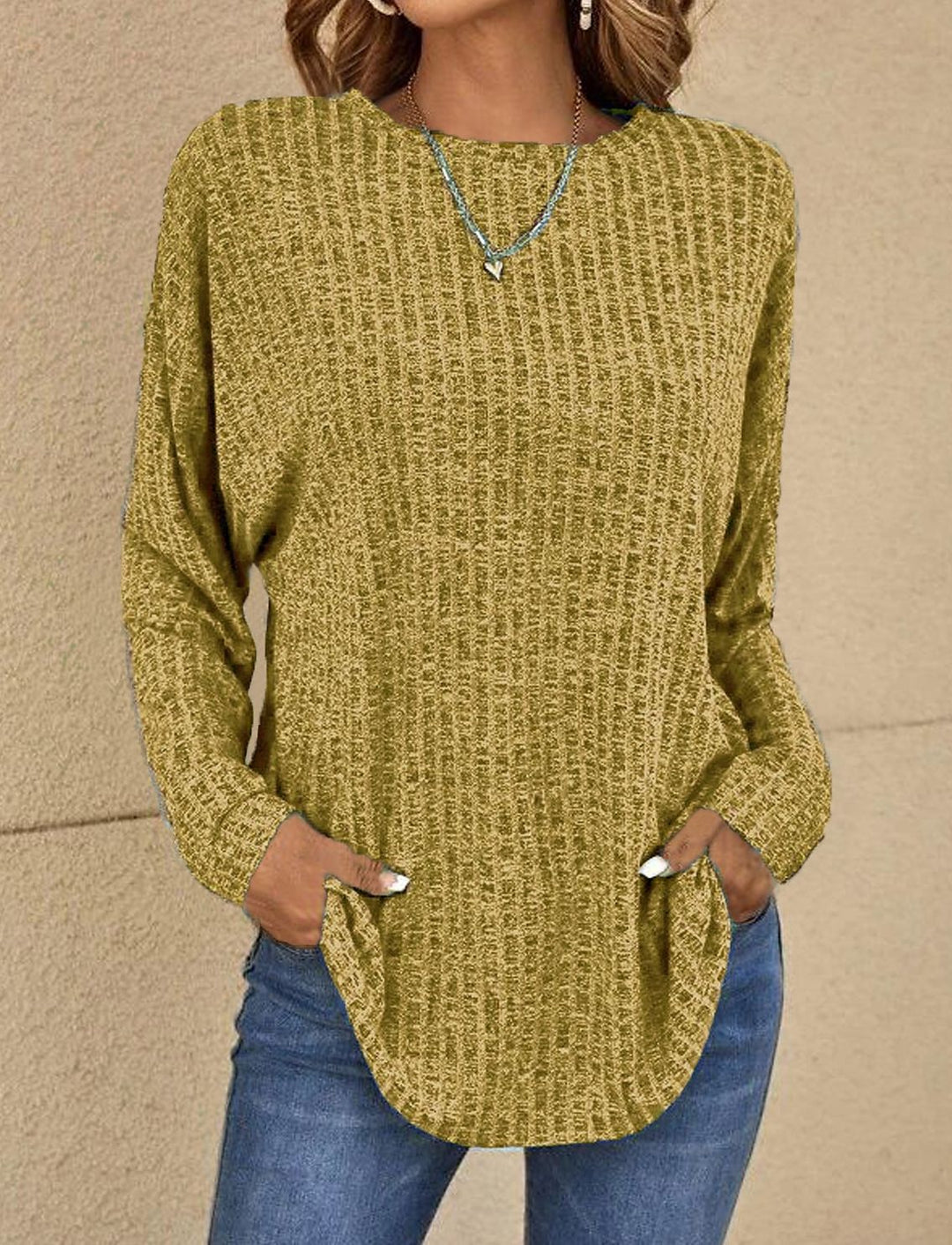 Matilda – Chic Drop Shoulder Knitted Sweater