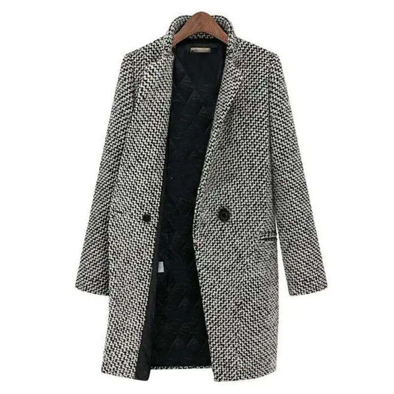 Amara – Long Wool Coat