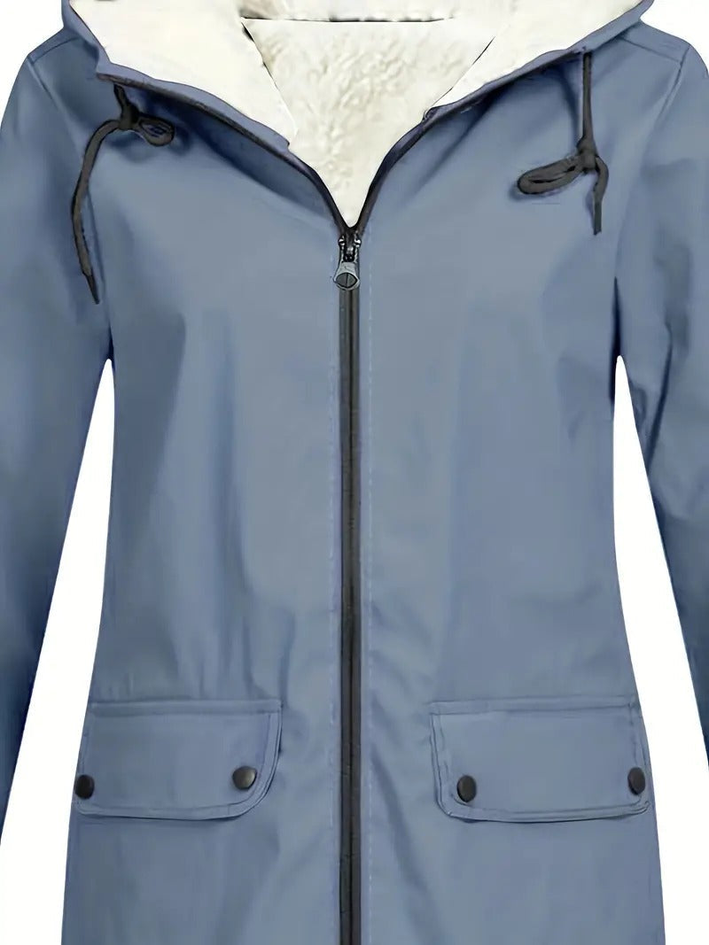Amelia – Soft Fleece Zip Hoodie