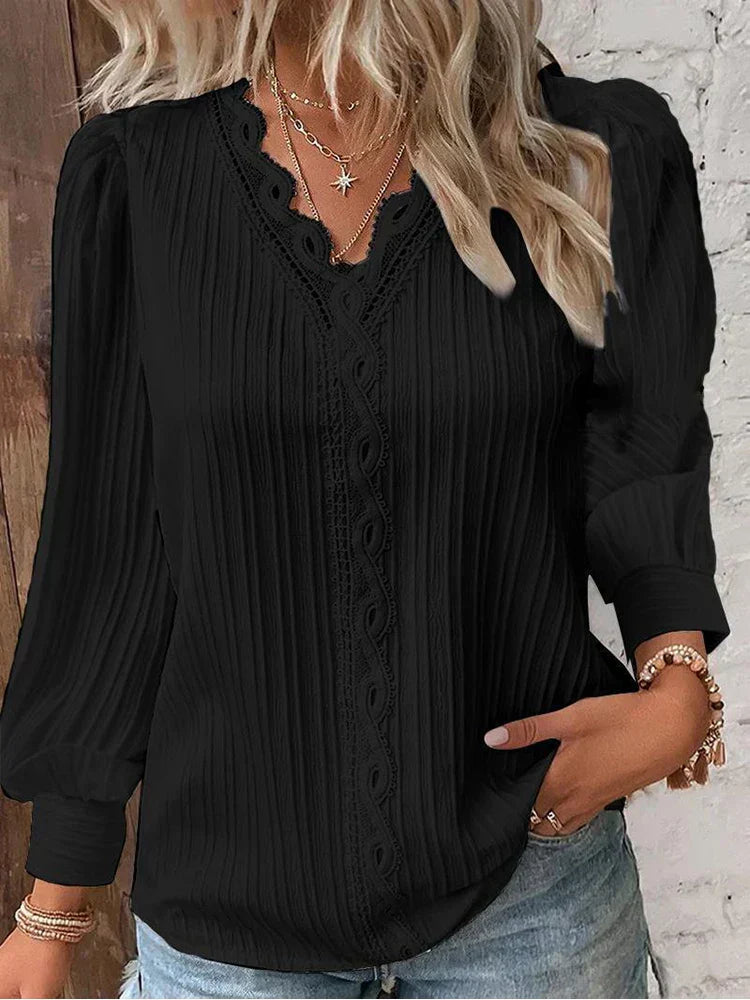 Renata – Classic Pleated Top