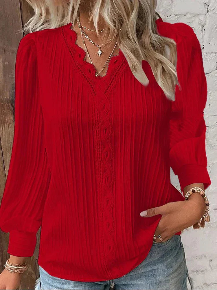 Renata – Classic Pleated Top