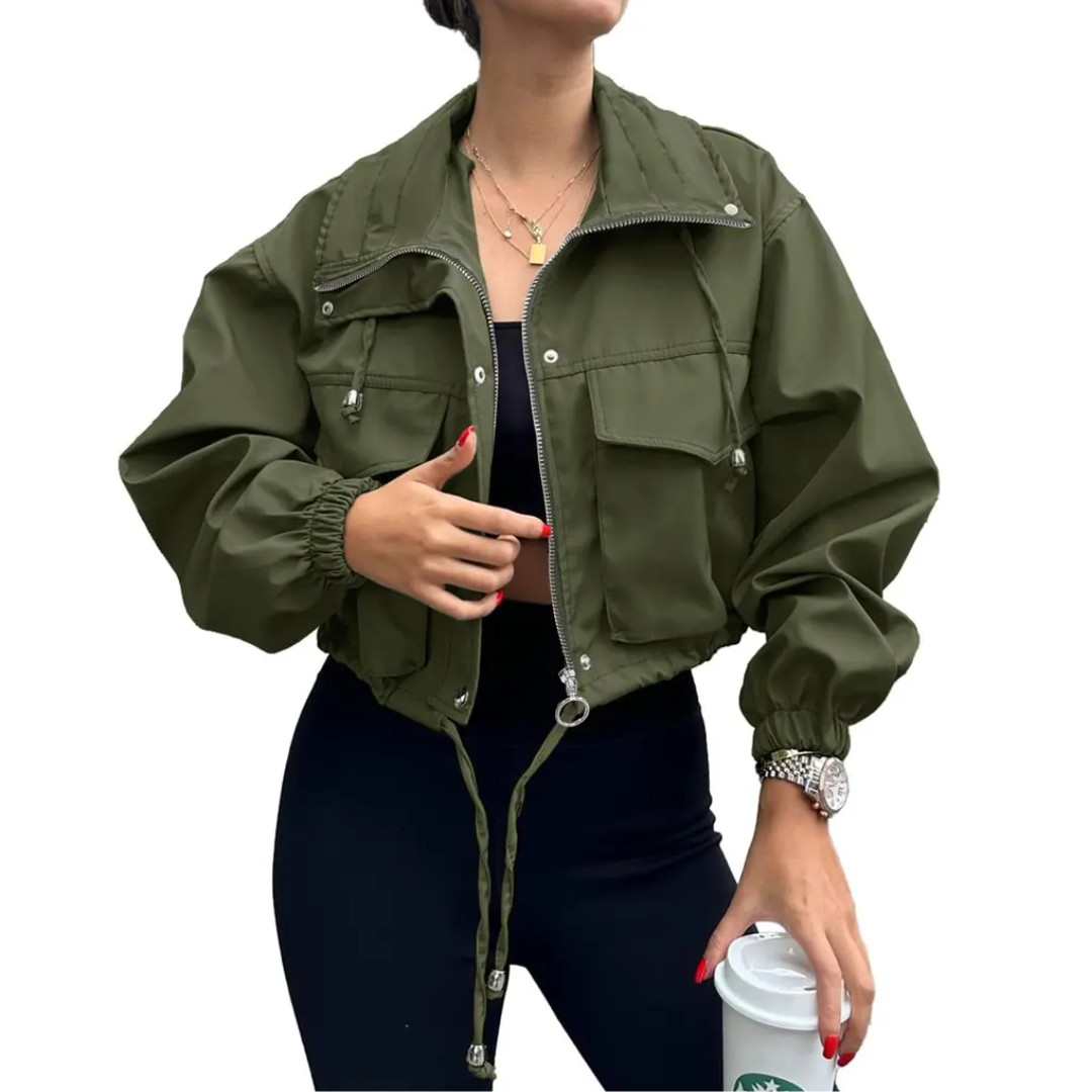 Ethel – Cosy Y2K Inspired Bomber Jacket