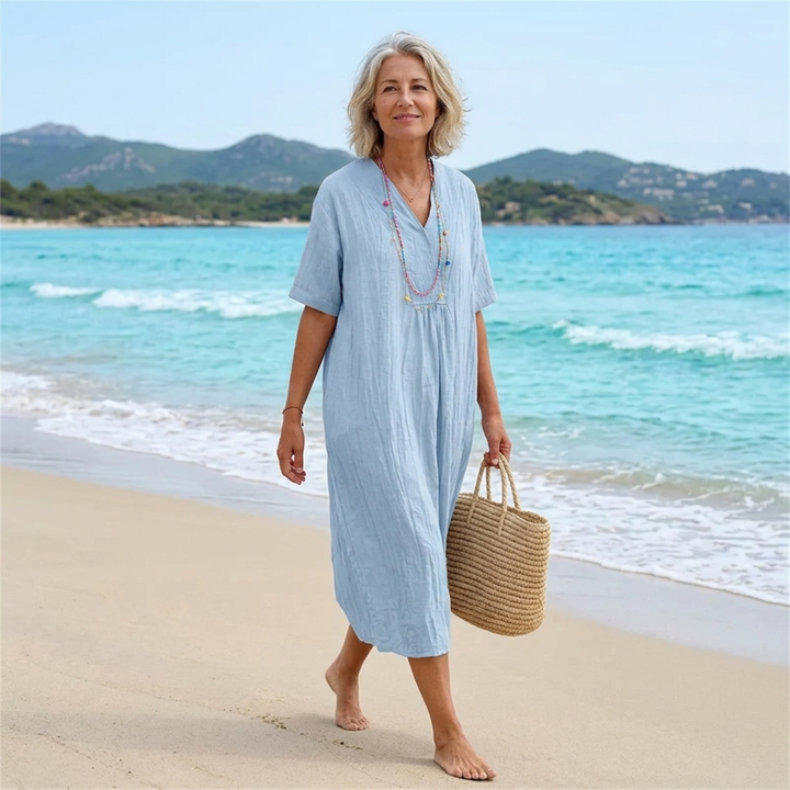 Harriet – Relaxed Textured Maxi Dress