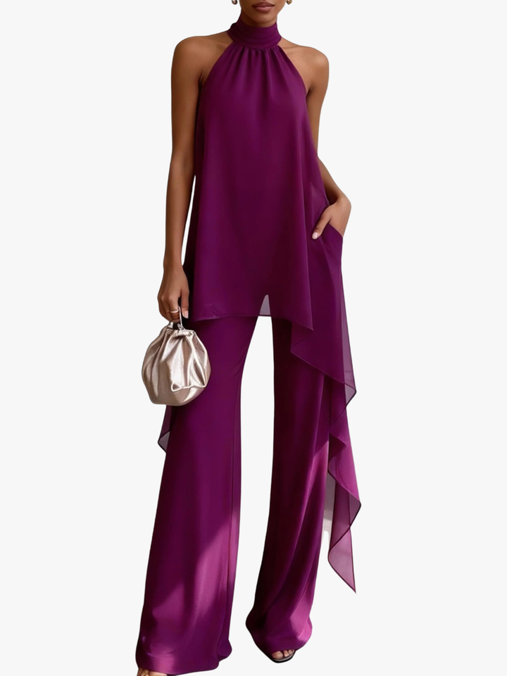 Cheryl – Elegant Halter Set