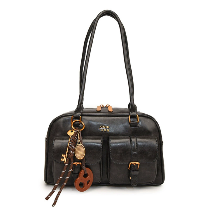 Anthea – Plaid Drawstring Cloud Hobo Bag