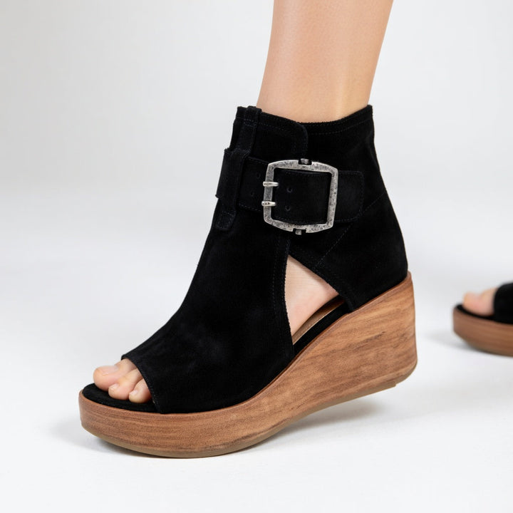 Tina – Modern Open Wedge Ankle Boots