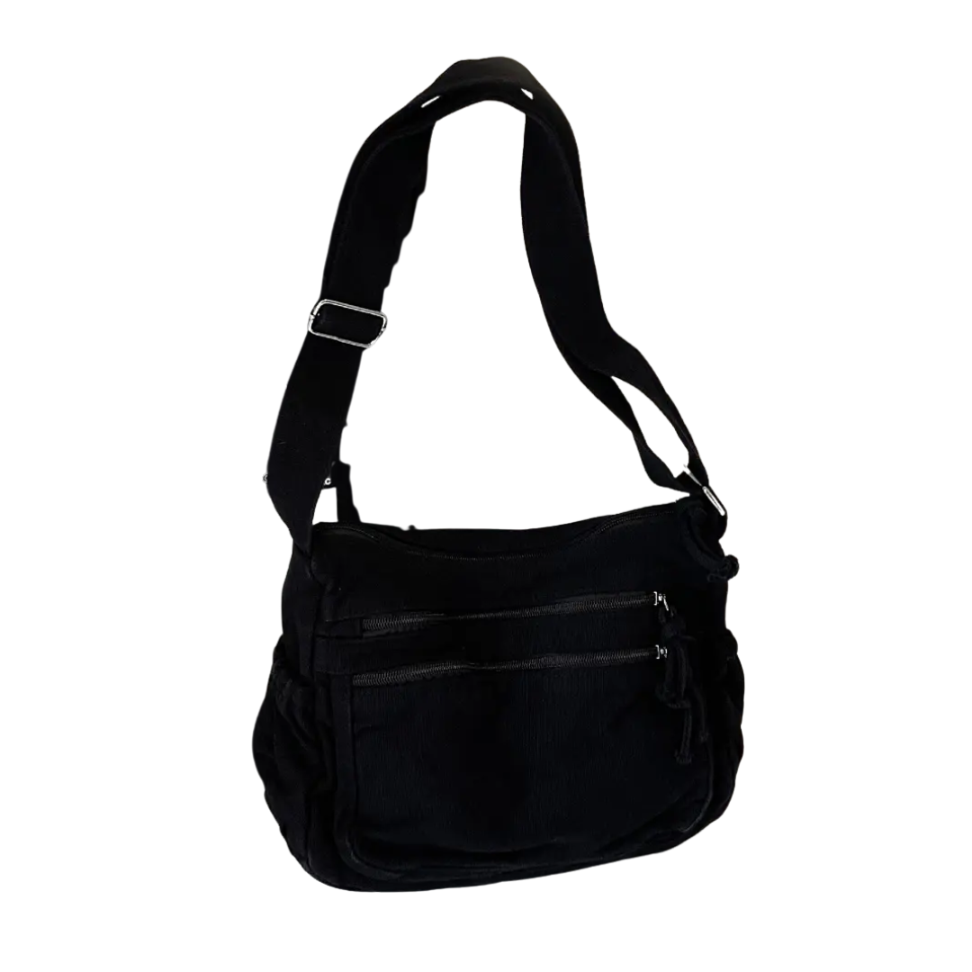 Jill – Retro Multi-Pocket Canvas Crossbody Bag